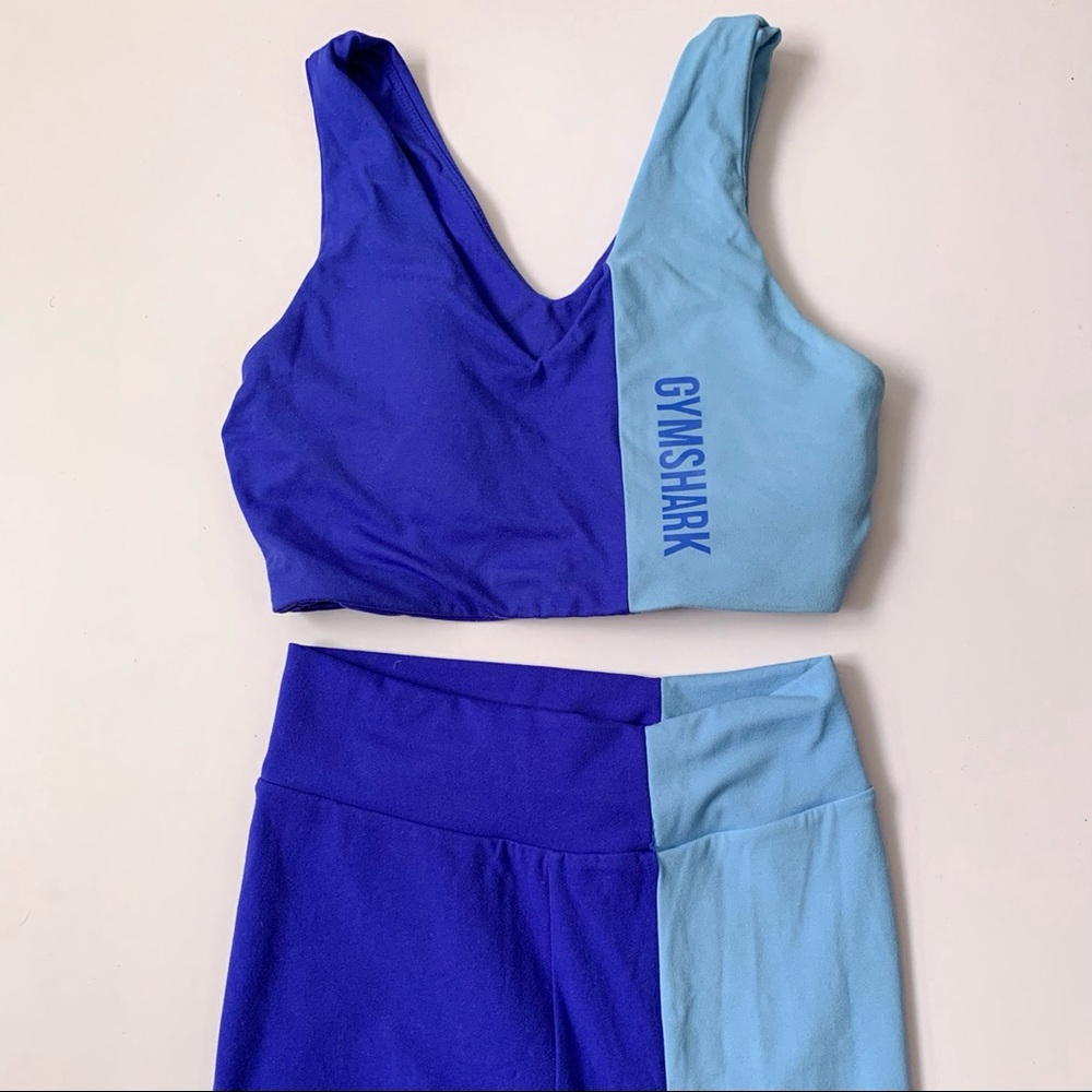 Gymshark SET! Duo Leggings & Sports Bra Cobalt